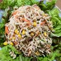 ぽちゃすけ's cooksnap of when they made 切り干し大根のツナマヨごまサラダ.