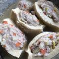 キュウ0815's cooksnap of when they made 簡単＆節約！高野豆腐の豚ひき肉詰め.