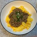 よしかわ★あきこ's cooksnap of when they made ふわふわたまごのひき肉あんかけ。.