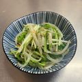シュガーパン's cooksnap of when they made レンジで一発！もやしと水菜のナムル.