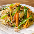 あっちゃんキッチン♪'s cooksnap of when they made 豚こまとピーマンの中華春雨炒め.