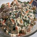 nyaoppi's cooksnap of when they made 簡単☆具だくさん春菊の白和え♪やみつき.
