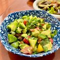Superlittleboo's cooksnap of when they made アボカド胡瓜トマトの柚子胡椒ドレサラダ.