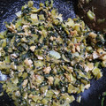 まりゆりひろこ's cooksnap of when they made 鉄分を取りたい～小松菜の混ぜご飯の素.