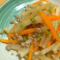 ちーまぐ's cooksnap of when they made 挽き肉入り、大根の変わりきんぴら！.