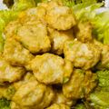 スフレ♪'s cooksnap of when they made 糖質制限☆簡単☆揚げない胸肉豆腐ナゲット.