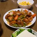 Noribue1019's cooksnap of when they made 超簡単！冷凍唐揚げしいたけ野菜沢山の酢豚.