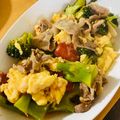 いぐれい's cooksnap of when they made トマトとブロッコリーの豚たま炒め.