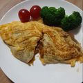 LOVEのこ's cooksnap of when they made 残りカレーリメイク♡オムレツに.