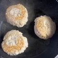 クックA830SI☆'s cooksnap of when they made 超簡単、鶏ひき肉ハンバーグ。7分で出来る.