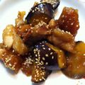 雪だるまんじゅう's cooksnap of when they made ナスと鶏肉のピリ辛炒め.