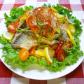 なおみきゃん's cooksnap of when they made アジと新玉ねぎの南蛮漬け.