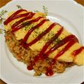 ぽめchan's cooksnap of when they made 醤油バターでオムライス☆.