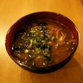 BiwacoJune's cooksnap of when they made 切干大根と小松菜のすりゴマ味噌汁～.