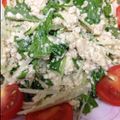 Nitingale's cooksnap of when they made 簡単＆美味い！水菜のごま和えサラダ☆.