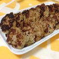 uka1001's cooksnap of when they made さっぱりつくね風☆鶏ひき肉のハンバーグ.