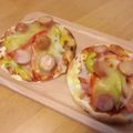 チンエリ's cooksnap of when they made 餃子の皮ピザ.
