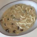 り〜にゃん's cooksnap of when they made 濃厚クリーミー♪明太子クリームうどん.