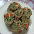 HappyKoron's cooksnap of when they made 合挽き肉の野菜巻き★春巻き.