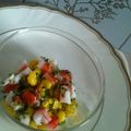 ニコニコまっきー's cooksnap of when they made のり塩味✿カニカマコーンの彩りサラダ.