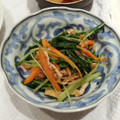 ナピト's cooksnap of when they made ♪水菜と油揚げのおひたし♪.