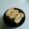 crystaI's cooksnap of when they made お弁当に♪簡単！ネギ入り卵焼き.
