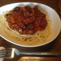 ピーナッツの旦那's cooksnap of when they made 簡単本格ミートソーススパゲティ♪.