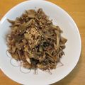 daikanon's cooksnap of when they made 豚こまと舞茸のピリっと甘辛きんぴら.