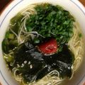 きよやよ's cooksnap of when they made わかめスープのそうめん.