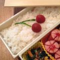 nakamucchi's cooksnap of when they made ❀お弁当❀小梅でさくらんぼ.