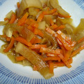 まゆまゆ１１０６'s cooksnap of when they made 我が家定番のお惣菜！大根と人参の甘煮炒め.
