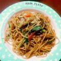 赤鴉嬢's cooksnap of when they made ツナと水菜と茄子の焼きそば.