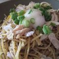 kiki102's cooksnap of when they made 春らしい✿ゆかりサラスパ：温玉のせฺฺฺ.
