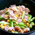 嫁チュウ's cooksnap of when they made アスパラベーコン炒め.