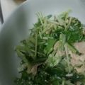 ﾒｲﾛｰｽﾞちゃん's cooksnap of when they made 水菜とツナのサラダ.