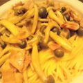 14215's cooksnap of when they made バター醤油香る！絶品きのこパスタ.