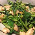 nanatom88's cooksnap of when they made 余った鶏皮で！空芯菜炒め.