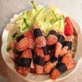 ♡Fuwari♡'s cooksnap of when they made ささみ海苔巻き・薬味ソース添え.