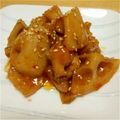 ｻﾎﾞ's cooksnap of when they made ガッツリ系★鶏れんこんの味噌炒め.
