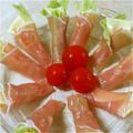 ネネ☆ノア's cooksnap of when they made レタスチーズの生ハム巻き☆.