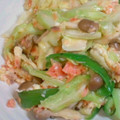 Maria722's cooksnap of when they made 超簡単☆キャベツと鮭の卵とじ.