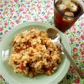 はなみれな's cooksnap of when they made 鮭と高菜の絶品チャーハン☆.