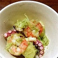 エビまる子's cooksnap of when they made タコとポテトのジェノベーゼ和え.