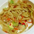 ののののんのんの's cooksnap of when they made 野菜たっぷり焼きうどん（離乳完了期）.