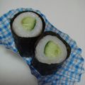 のんべぇヒロ's cooksnap of when they made 弁当ＩＮ★ちくわでシソかっぱ巻き♫.