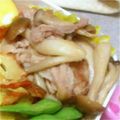 ののののんのんの's cooksnap of when they made お弁当☆しめじと豚肉のウェイパー炒め.
