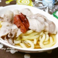 ともまき０３１３'s cooksnap of when they made 時短簡単★梅と豚肉のさっぱりうどん.