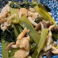 ゆみらんたん's cooksnap of when they made 小松菜としめじと油揚げの煮浸し.