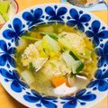 マーチャリー's cooksnap of when they made 生姜たっぷり鶏団子スープ♡.