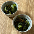 ★ころんたん★'s cooksnap of when they made もずくとわかめときゅうりの簡単酢の物.